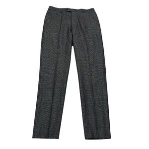 Paul Smith Men's Houndstooth Grey Dress Pants Trousers 30x31